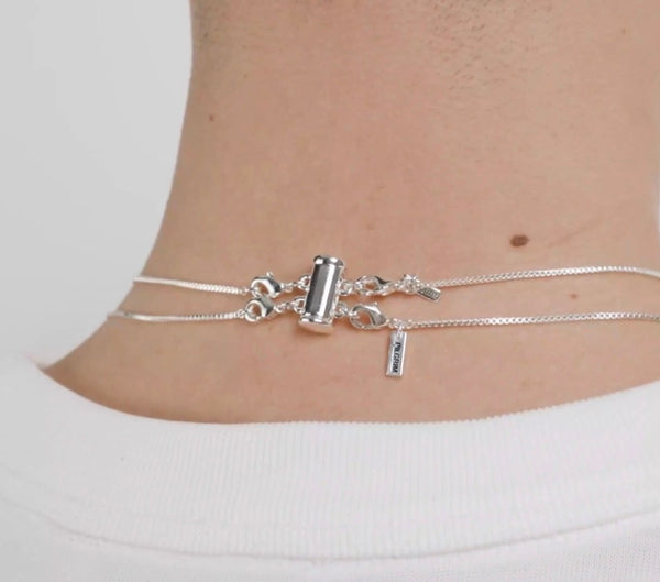 LOCK W/ 2 Lobsters - Silver Plated