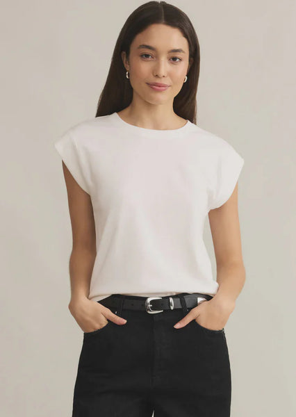 Camino Slub Top - White