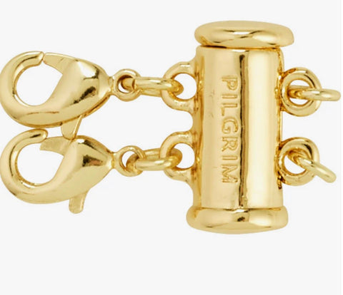 LOCK W/ 2 Lobsters - Gold Plated