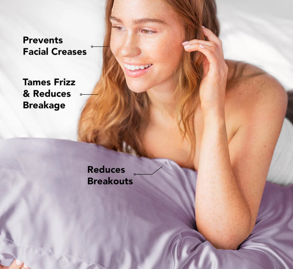 Standard Satin Pillowcase - Lavender