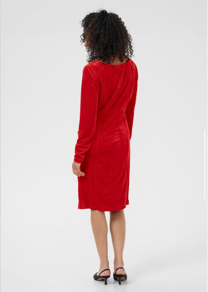 Kelly Dress - Haute Red