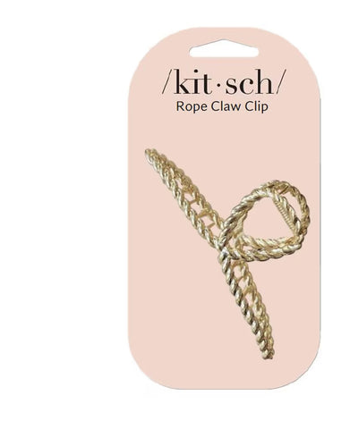 Metal Rope Claw Clip - Gold