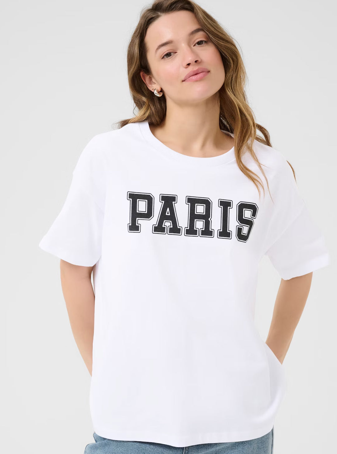 Adelina T-Shirt Optical White/Black