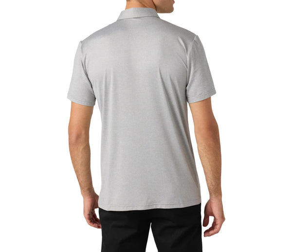Traveler UPF Polo - Heather Grey