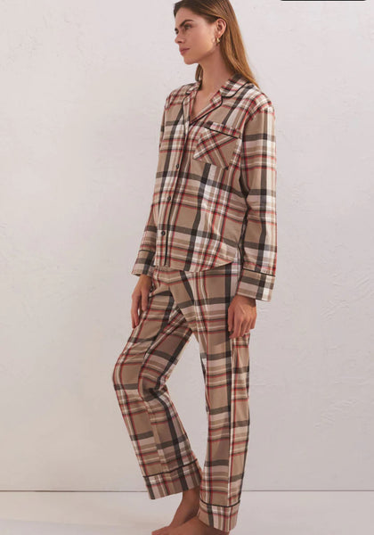 DREAMER PLAID PJ SET