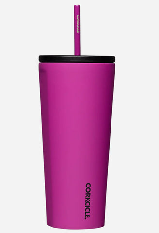 COLD CUP
INSULATED TUMBLER WITH STRAW- BERRY PUNCH 24oz