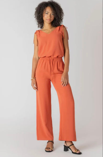 Heidi Flowy Wide Leg Pant - Copper