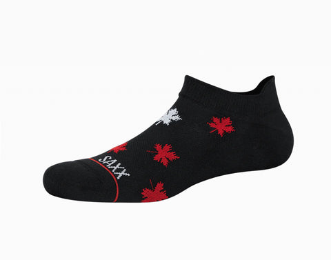WHOLE PACKAGE
Low Show Socks / Maple Leaf- Black