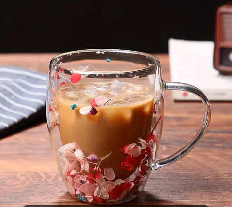 DRIED FLORAL COFFEE MUGS