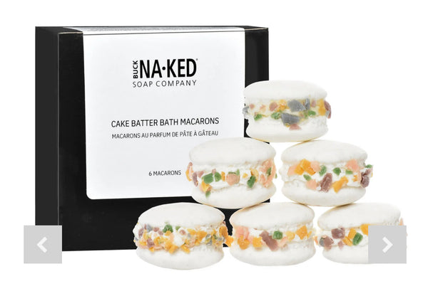 Cake Batter Bath Macarons
