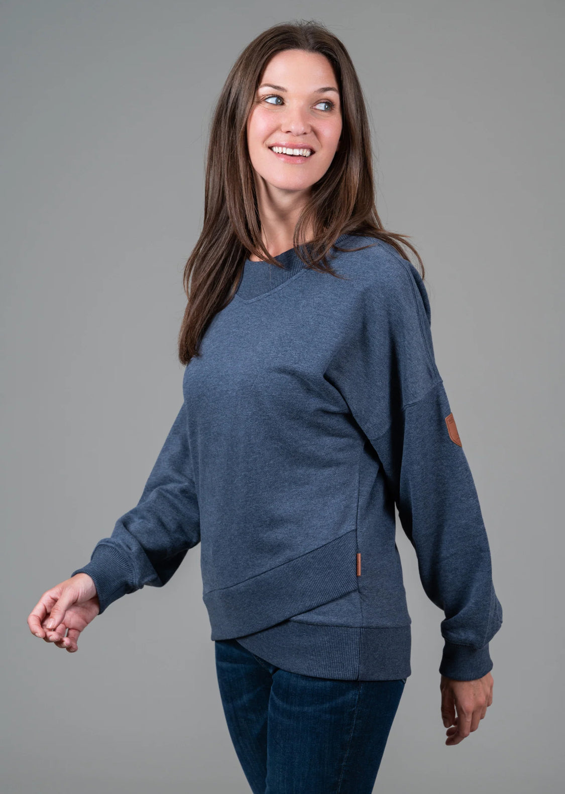 WINNIE Tulip Sweatshirt - Navy