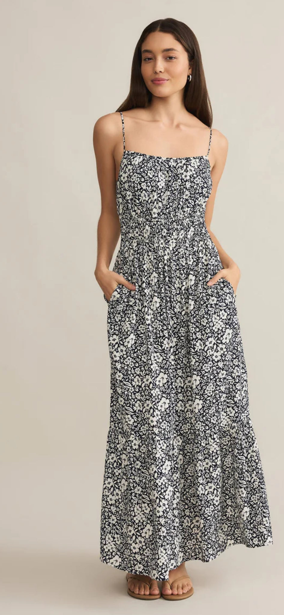 Toluca Ynez Floral Maxi Dress - Eclipse