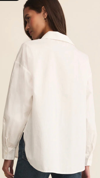 Elevated Poplin Button Up