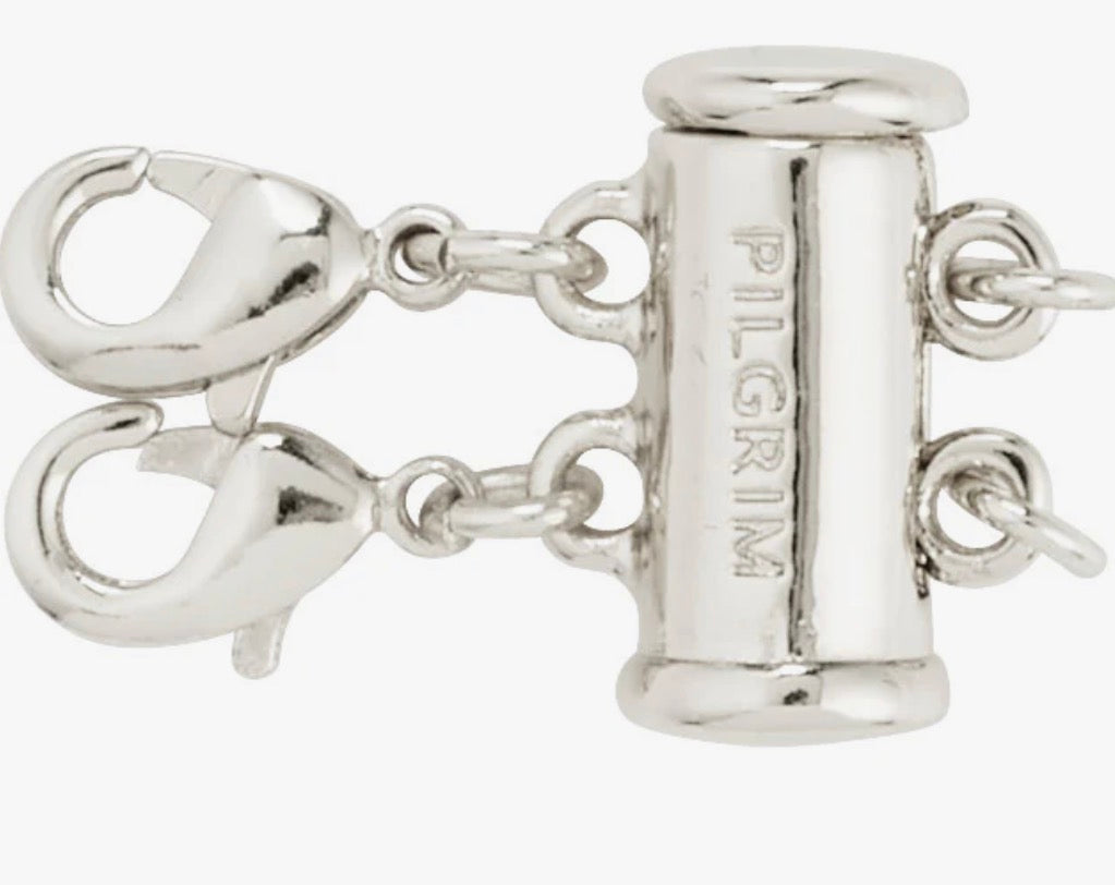 LOCK W/ 2 Lobsters - Silver Plated