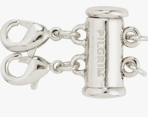 LOCK W/ 2 Lobsters - Silver Plated