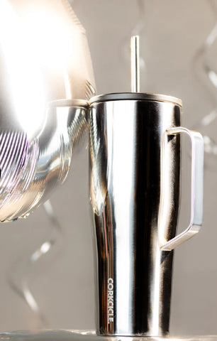 COLD CUP XL INSULATED TUMBLER WITH HANDLE- Tungsten 30oz