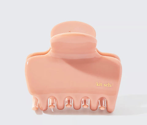 Recycled Plastic Puffy Cloud Clip- Rosewood