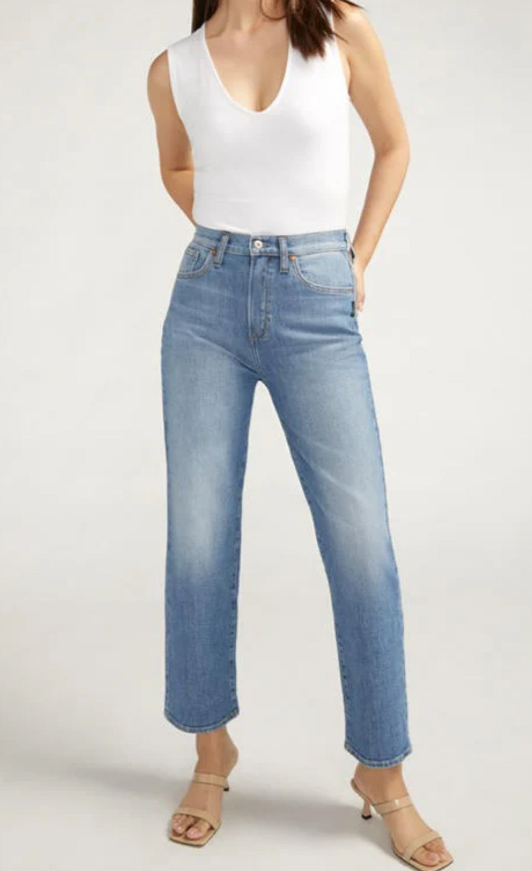 Highly Desirable High Rise Straight Leg - Indigo