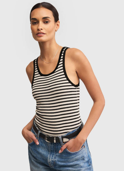 Classic Striped Scoop Tank