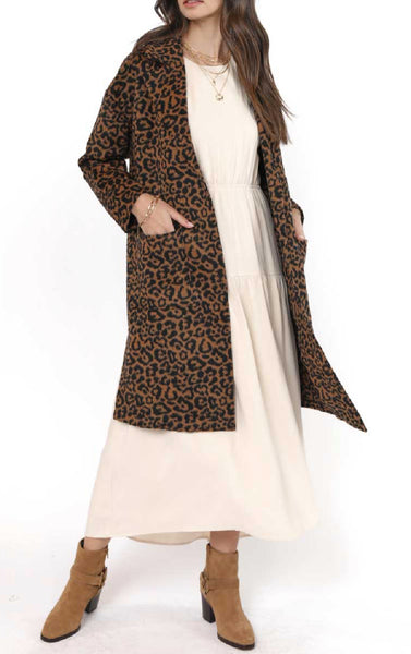 Animal Instinct Leopard Coat