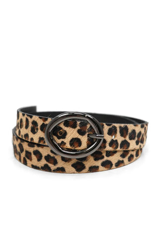 Cheetah Print Belt