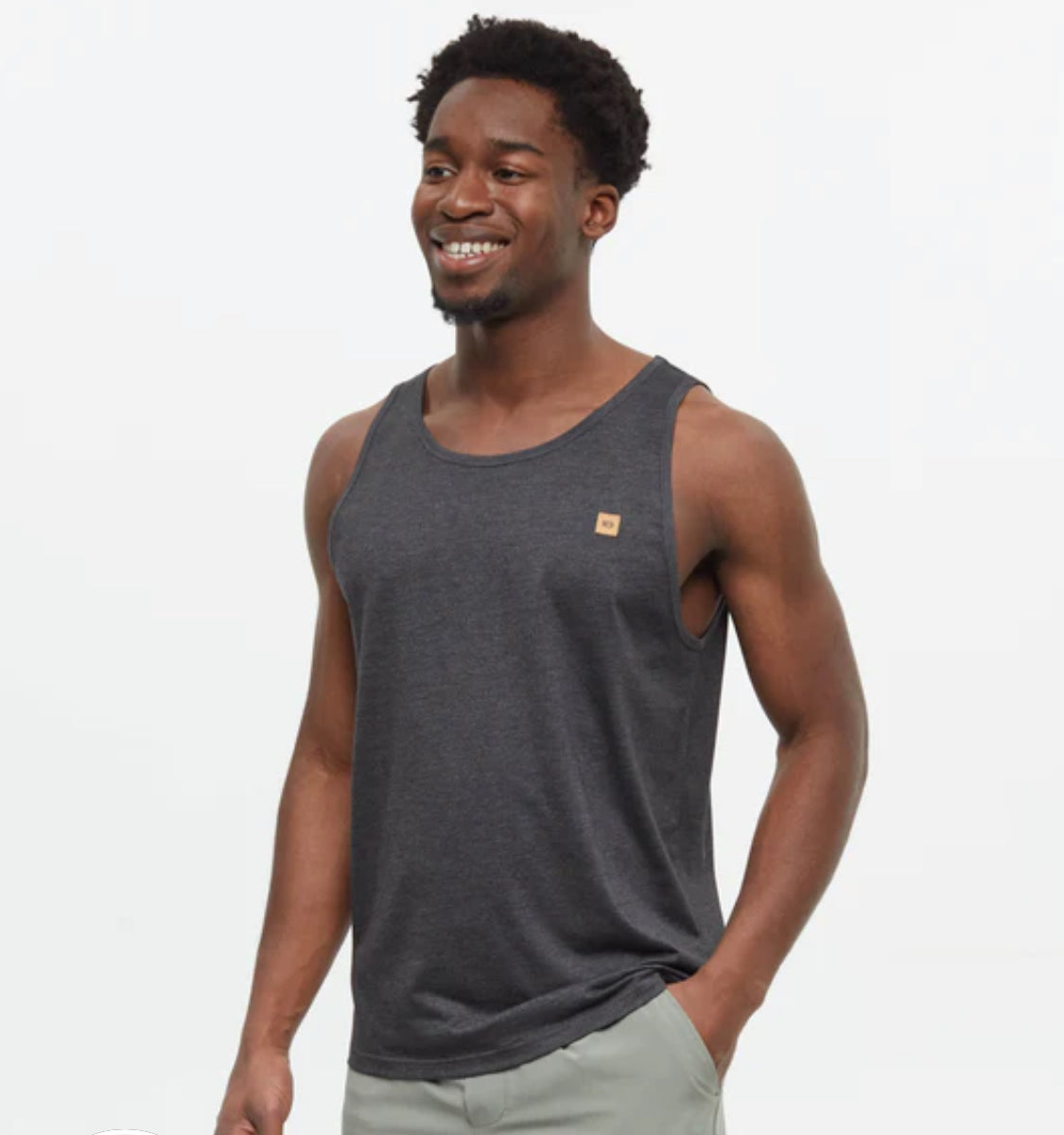 Pender Tank - Meteorite Black Heather