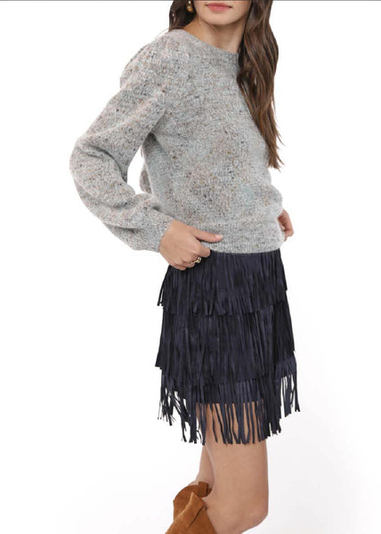 Shauna Space Dyed Sweater - Blue Multi