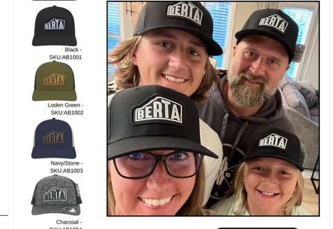 Berta Classic Snapback Hats | Warlock Lid Co | Adjustable Trucker Cap