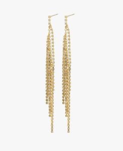 ADELAIDE crystal earrings - gold plated