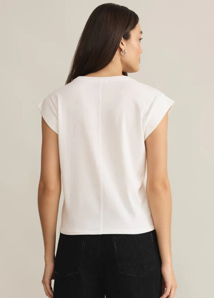 Camino Slub Top - White