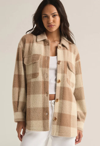 Tucker Check Jacket - Campfire