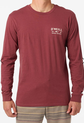 Layered Up Long Sleeve - Oxblood Red
