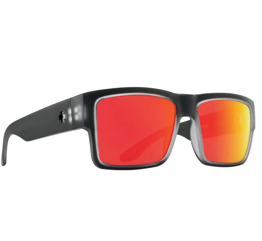 Cyrus Matte Black Ice - Happy Gray Green Polar Red Mirror