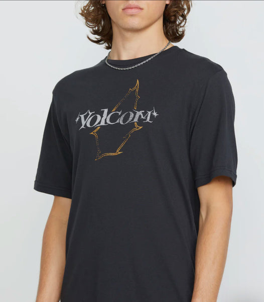 GALAXY SHORT SLEEVE TEE - WASHED BLACK HEATHER