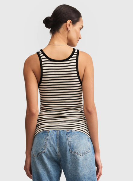 Classic Striped Scoop Tank