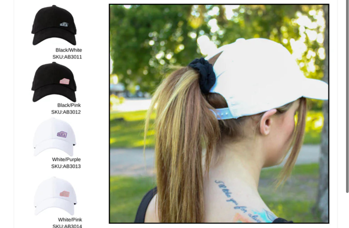 Berta Ladies High Ponytail Hats