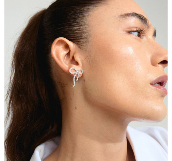 JOLANTA RECYCLED EARRINGS SILVER-PLATED