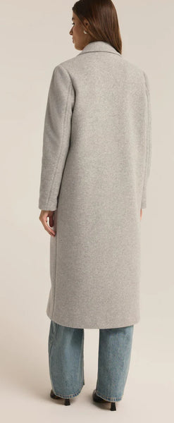 Conway Plush Coat - Classic Heather Gray