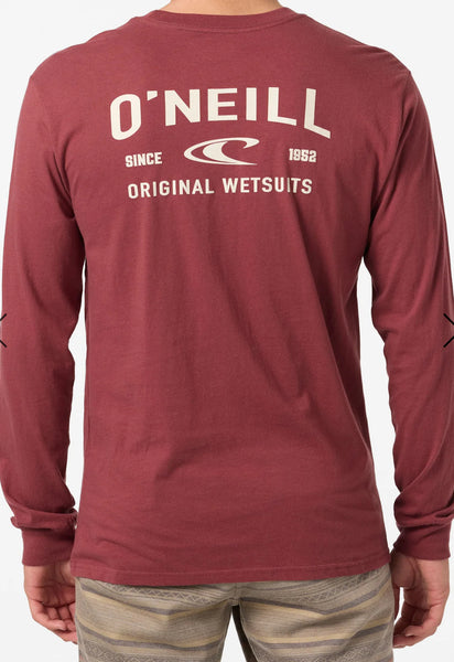 Layered Up Long Sleeve - Oxblood Red
