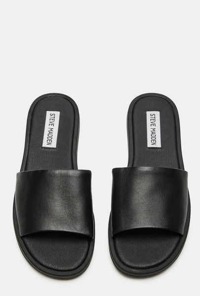 Kaya Sandals - Black Leather