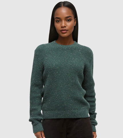 HIGHLINE NEP CREW SWEATER- Pine