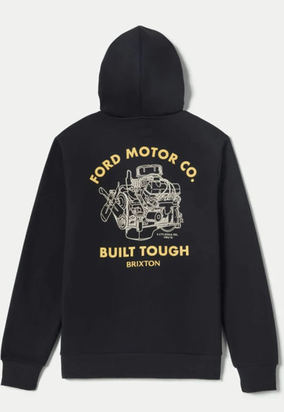 Ford Built Tough Hoodie - Burnt Rubber