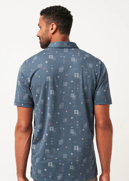 QUICK TRIP POLO - Mood Indigo