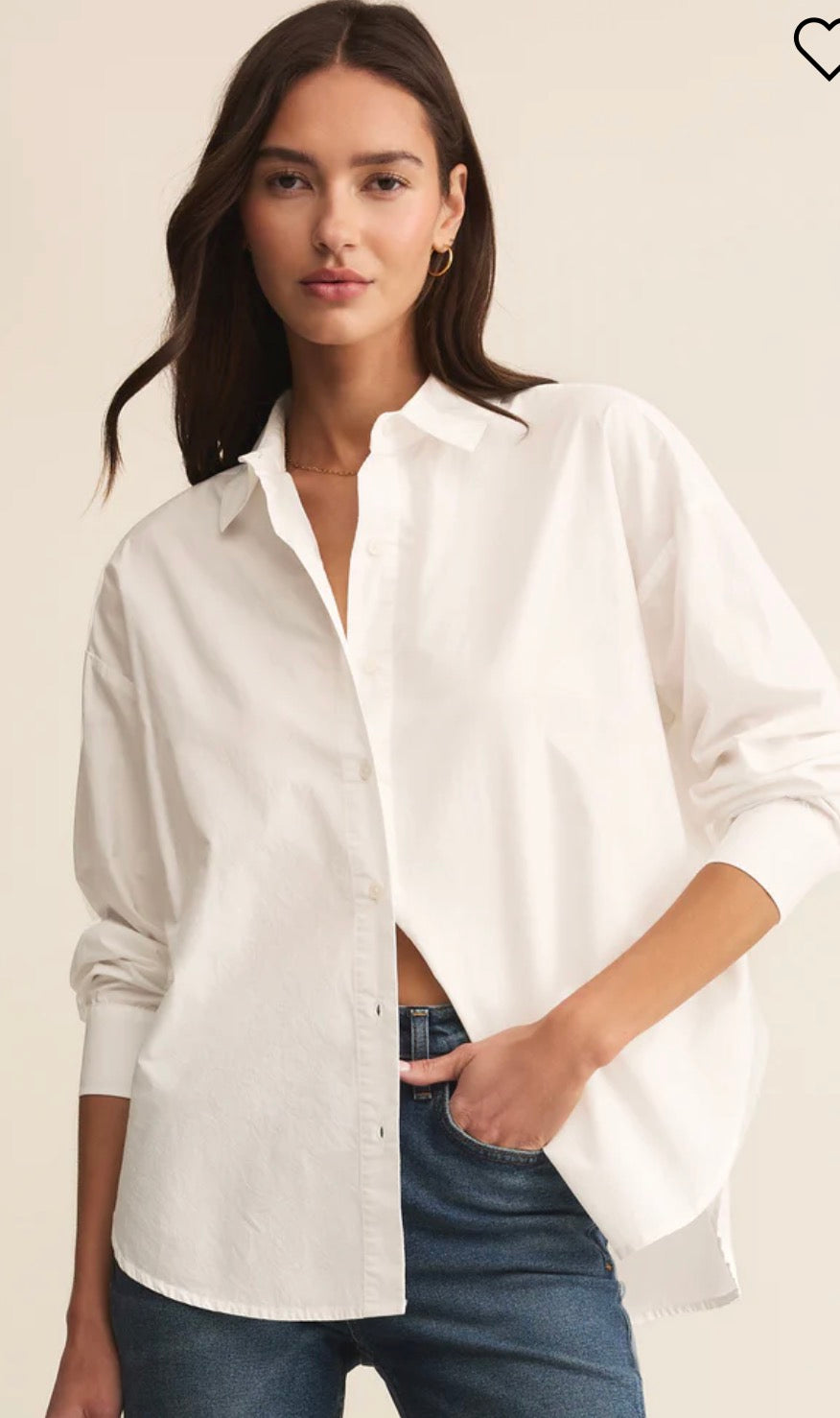 Elevated Poplin Button Up