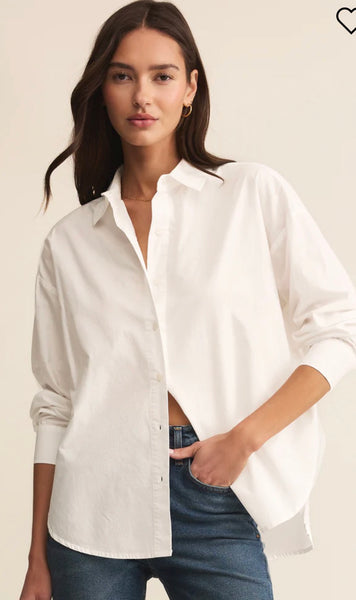 Elevated Poplin Button Up