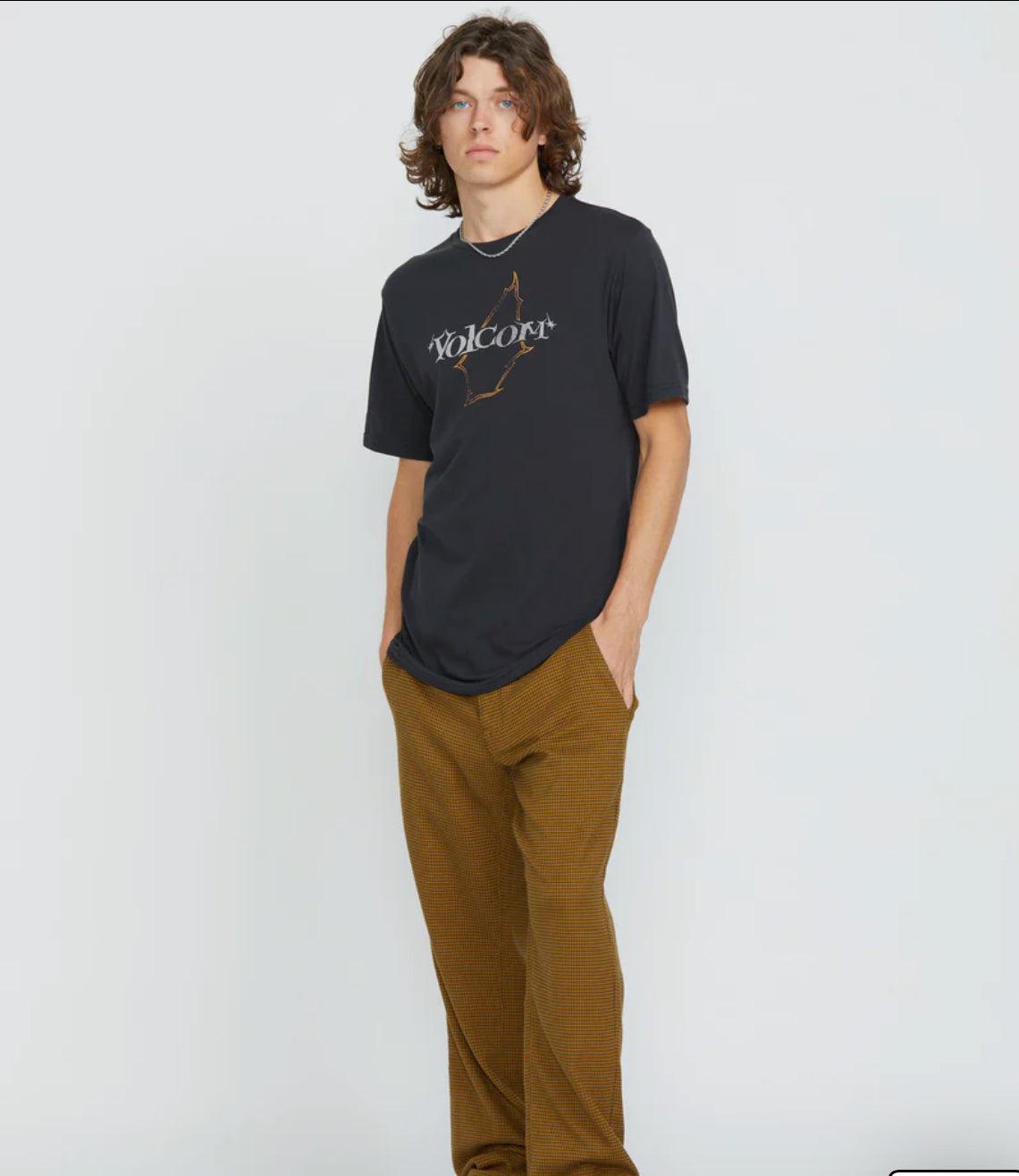 GALAXY SHORT SLEEVE TEE - WASHED BLACK HEATHER