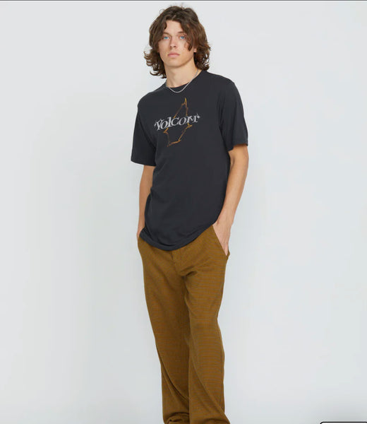GALAXY SHORT SLEEVE TEE - WASHED BLACK HEATHER