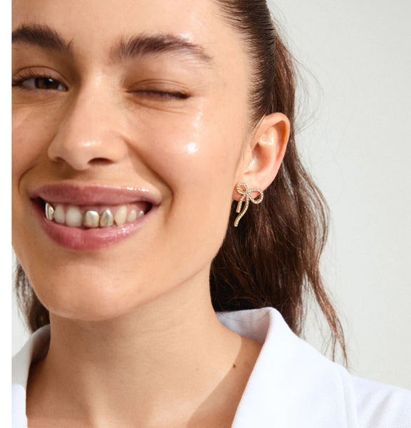 JOLANTA RECYCLED EARRINGS Gold Plated