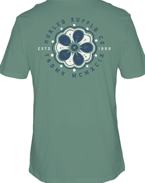 Flowered Short Sleeve - Artillery