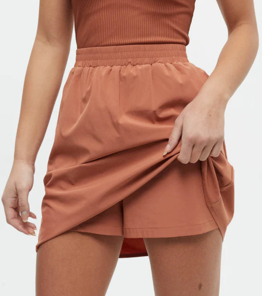 Ashby Twist Tank Back Dress - Clay Tile